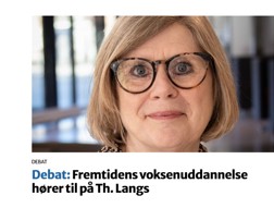 THL Debat Femtidens Voksenudannelse Nanna
